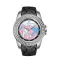 Edelstahl -Lady's Schmuck Quarz Uhr