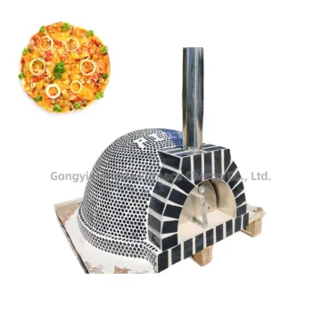 Ceramic Wood Fired Spanish Stove Latest Blackstone Firewood Pizza Cooking Oven Dome