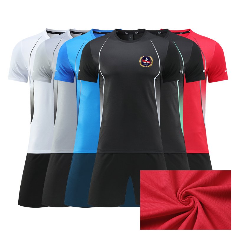 Breathable Football Shirt for Men's Match Play