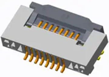 0.5 pitch H1.0 flip-up FPC connector