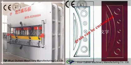 Synchronous laminat film single-layer door press machine