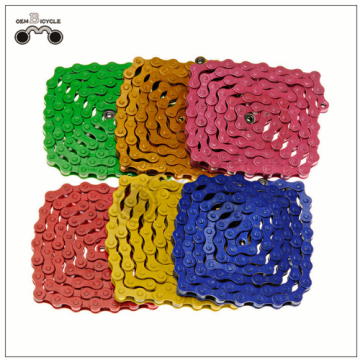 Colorful KMC Chain Z410 for Fixed Gear Bike