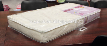 Clear PVC/PE and nonwoven material waterproof mattress cover