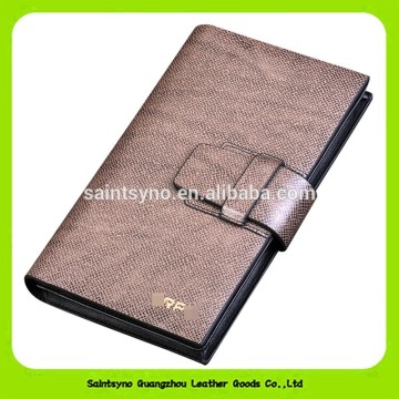 16288 Fancy pvc travel custom leather passport holder