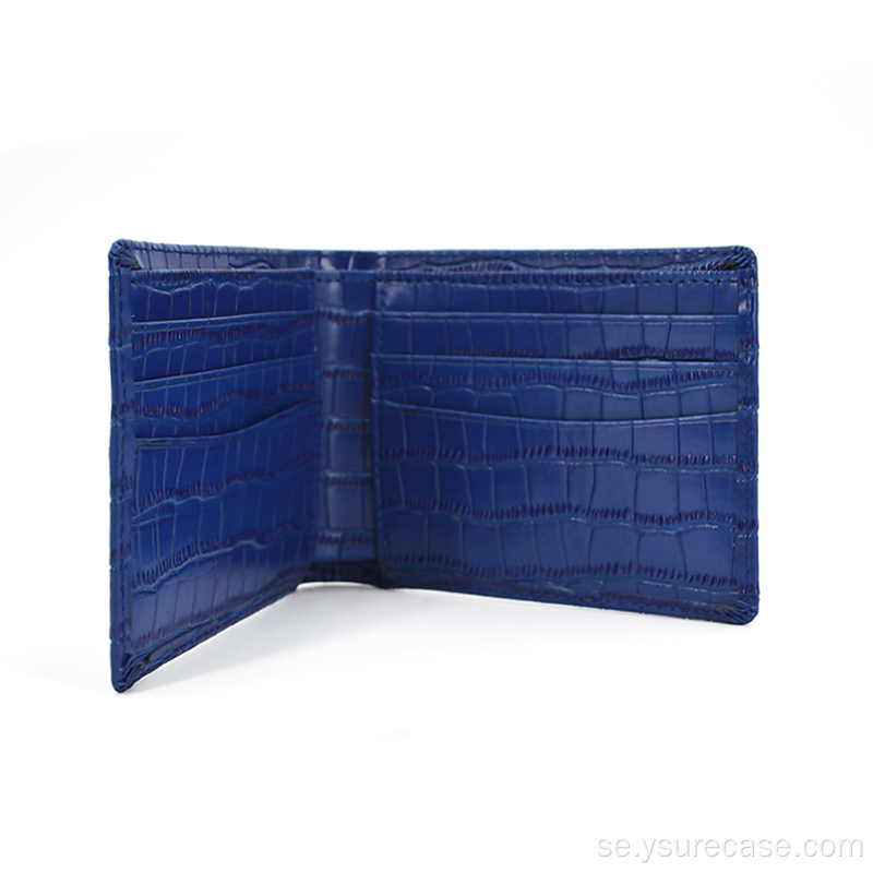 Pop Men&#39;s Print Crocodile Belt Card Slot Wallet