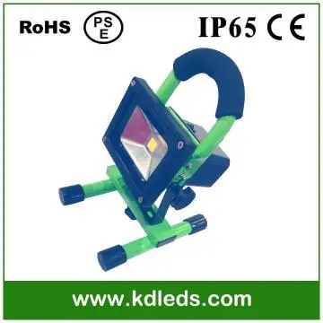 Green portable 20W  rechargeable Spot lighting IP65