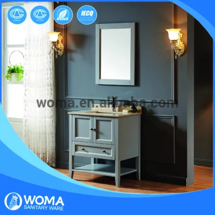 Model 1006B High quality factory made hardware bathroom cabinet with dtc soft close cabinet hinges