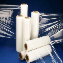 23 micron clear adhesive PE stretch film
