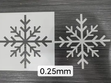 blank milky white mylar sheets for craft stencils