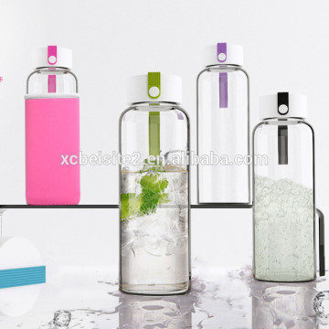 M077 Colorful glass creative hand bottle