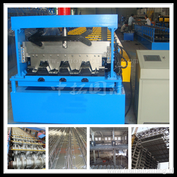 Trapezoidal Profile Roofing Floor Deck Roll Forming Machine