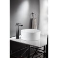 Luxury bathroom Square stainless steel washbasin waterfall faucet mixer