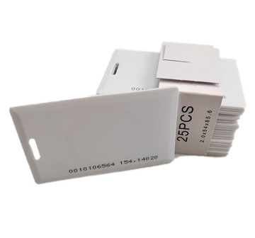 Proximity Card for Door Access Control System: 125kHz TK4100, 26 Bit, 1.8mm Thick Plastic Clamshell Card