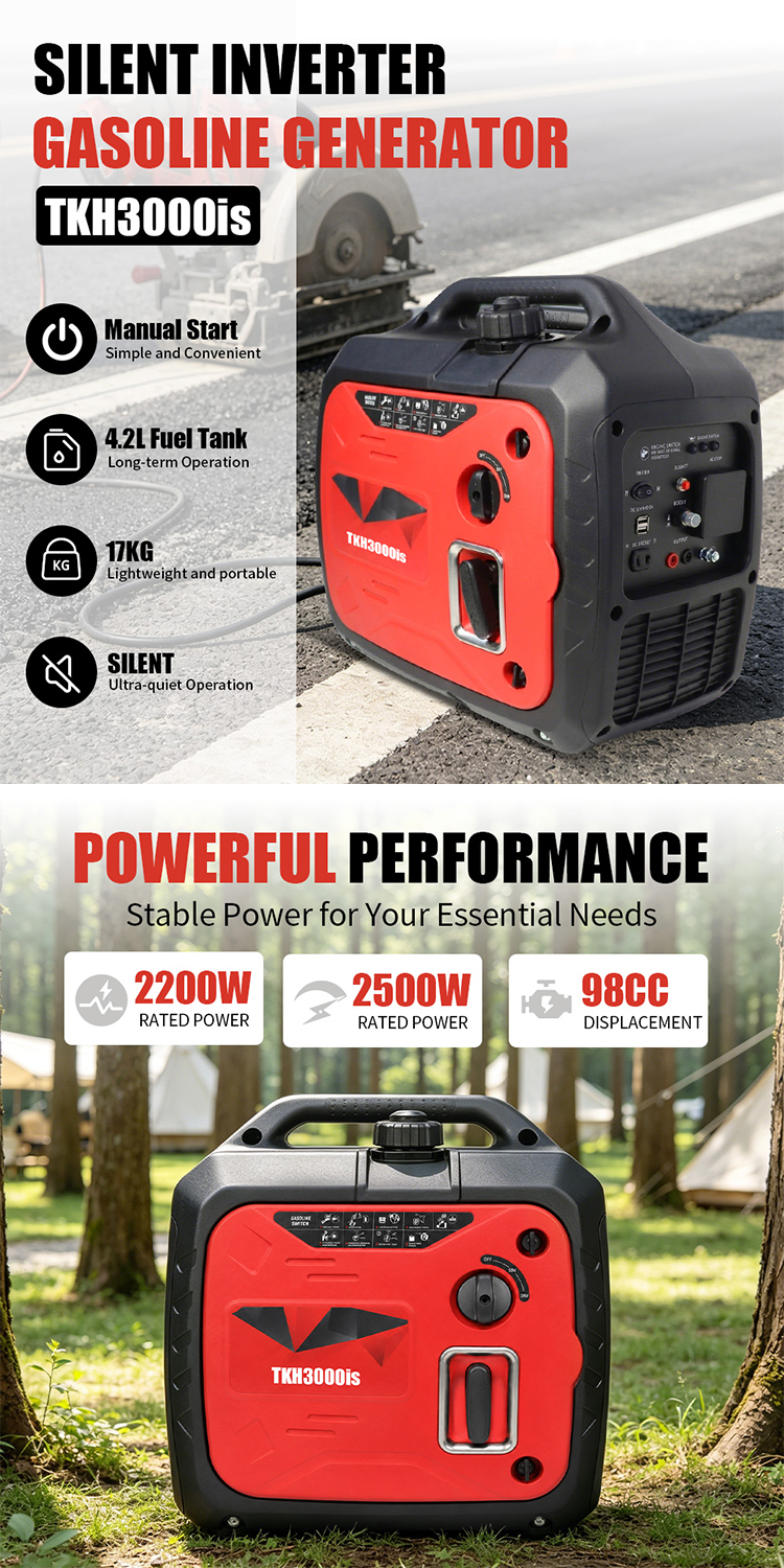 Generador de gasolina inversor TKH3000is (12) TKH3000is Inverter Gasoline Generator(12)