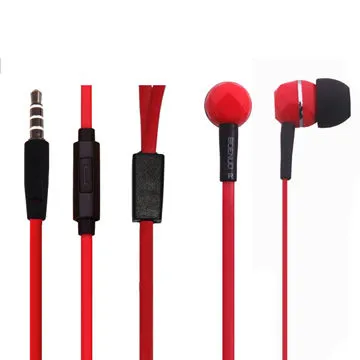 Wired earphones, 3.5mm plug noise cancelling headset for iPods with microphone