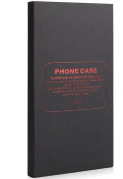 Hot Stamping Brown Kraft Paper Mobile Phone Case