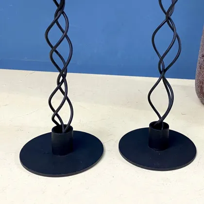 Custom Metal Candle Holder - Black Tea Light Candle Holders for Home Decoration