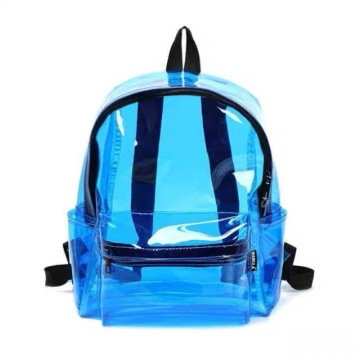 Mädchen Mini Clear PVC wasserdichter Rucksack für die Arbeit