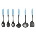 Rubber Soft Handle Nylon Kitchen Cooking Utensils