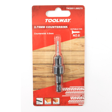 Toolway 9,5 mm Wärme-behandeltes Werkzeugstahl-Stahl und 2,75 mm Bohrbit für Holzbearbeitung