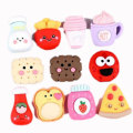 Kawaii Cartoon Food Chips Cookies Cake Résine