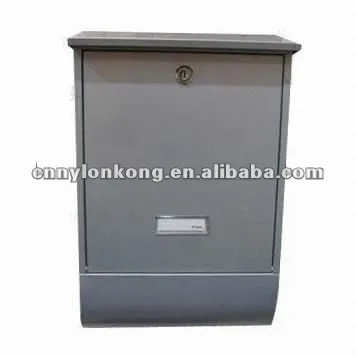 Wall-mounted mailbox, letter box, post box