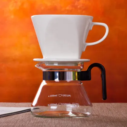 Simply Charmed Pour Over Coffee Dripper with Melitta Filters