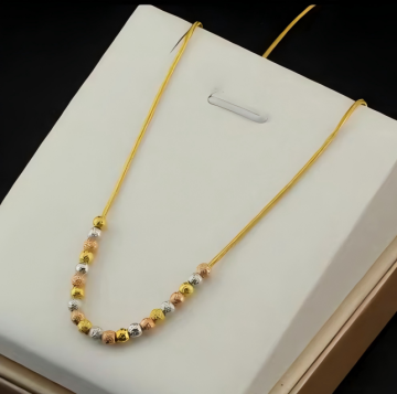 Diseño de cadena de serpiente de bola de oro de titanio exquisito