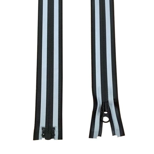Stripe edge invisible zippers for luggage