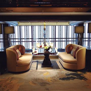 Customized Hotel Lobby Sofa for Round Hotel Furniture Project