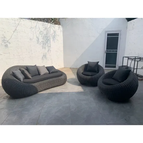 High-End UV Resistant Rattan Outdoor Sofa Set