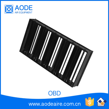 Mechanical adjustable opposed blade air Damper OBD air volume control damper, ducting diffuser for HVAC grille and ductwork