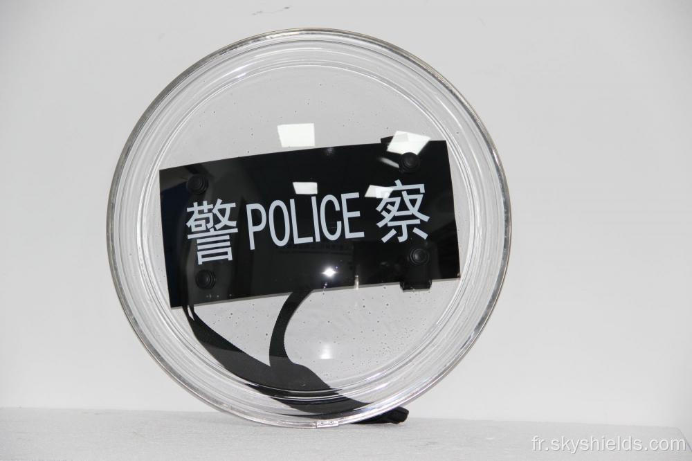 Polycarbonate Security Transparence Round Protective Bouclier