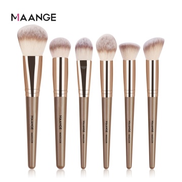 MAANGE Customizable Makeup Brushes Premium Hair OEM Private Label Powder Brushes Set