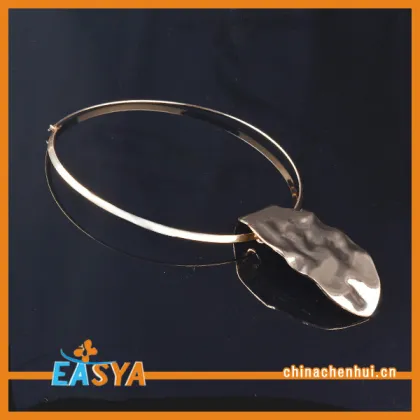 24K Saudi Gold Pendant Necklace