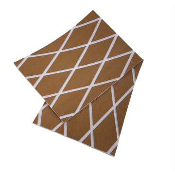 Light Brown & White EVA Marine Diamond Sheet