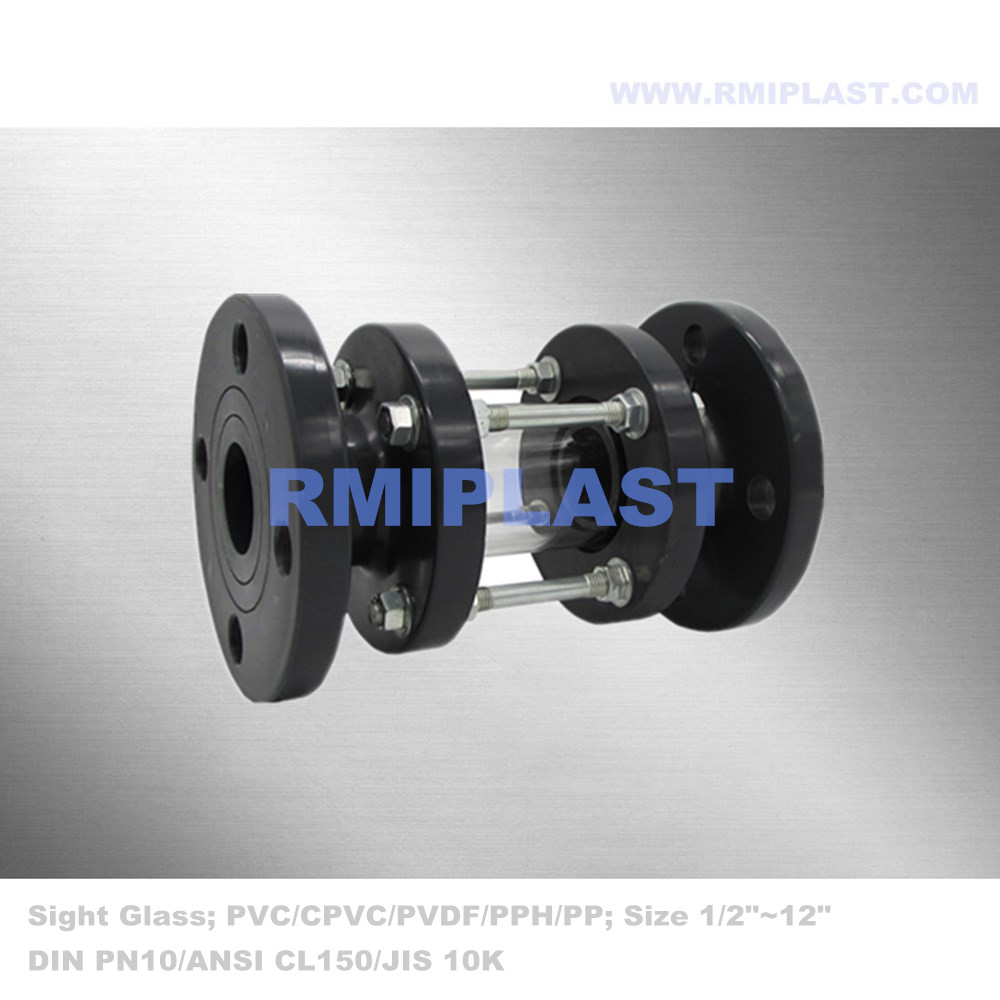 PPH البلاستيك Sight GLSS JIS 10K