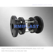 PVC Sight Glass Flange End ANSI CL150