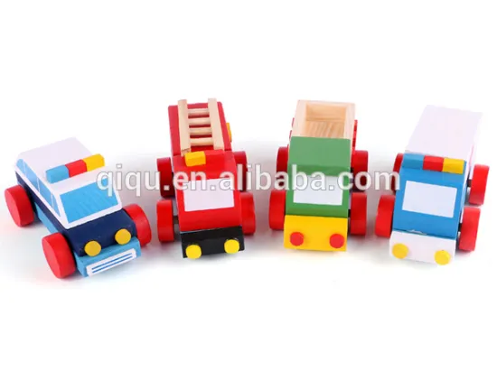 Wooden kids Assembling educational DIY toys car