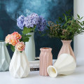 Vases Imitation Ceramic Flower Pot Flower Plastic Vase Basket Tabletop Plants Desktop Home Decoration Nordic Bonsai Decor