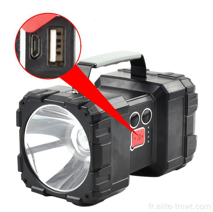 Projecteur de projecteurs de la lampe de poche rechargeable