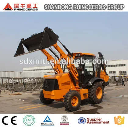 Rhinoceros Mini Wheel backhoe loader for sale