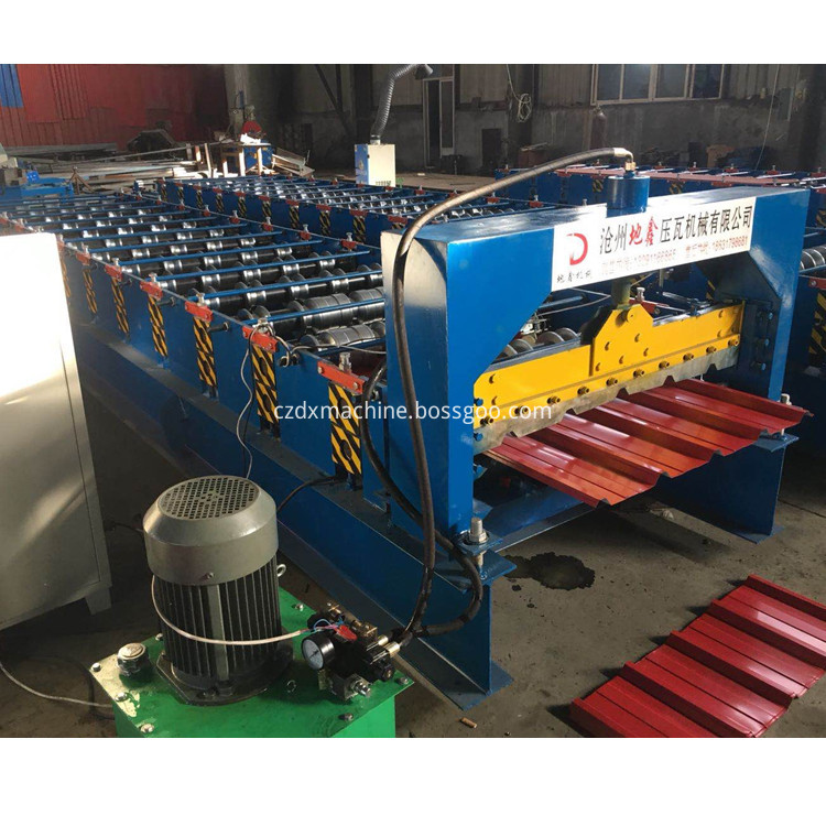 Trapezoidal Corrugated Roofing Sheet Profiling Roll Forming Machine