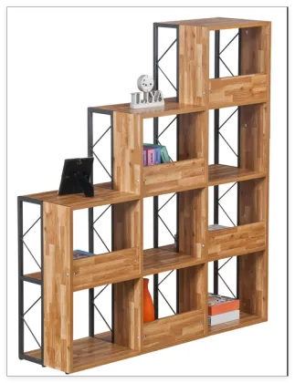 Staircase Style Storage Bookshelf