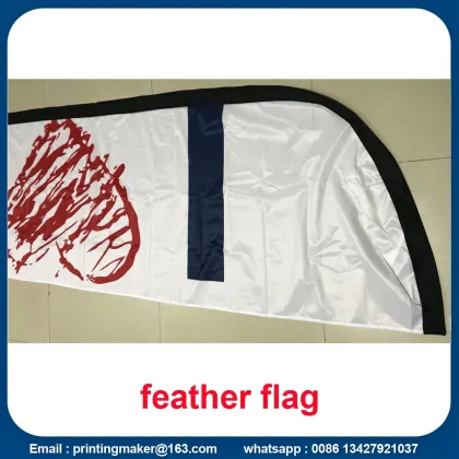 13 Feet 100% Polyester Knife Flying Flags