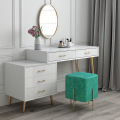 Wooden Vanity Set With Chair