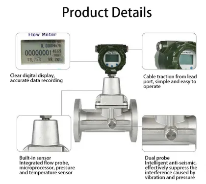 Industry precession vortex flowmeter