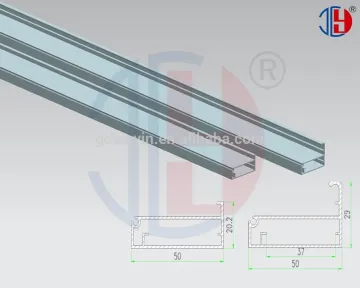 Modern aluminium door frame profile for kitchen cabinet