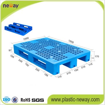 Reinforced plastic pallets blue pallets