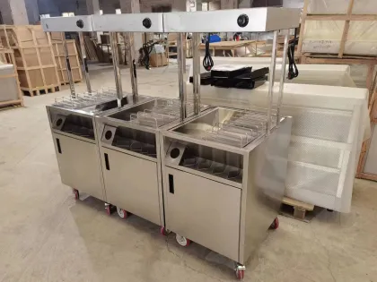 KFC-Style French Fries Display Warmer Machine: Keeping Your Chips Hot and Ready